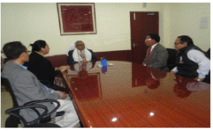 Kalon Gyari Dolma meeting Shri Bijay Patnaik, Chief Secretary, Government of Odisha Photo: Tibet.net