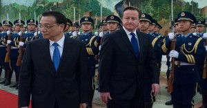 David Cameron and Chinese  Premier Li Keqiang Photo: PA
